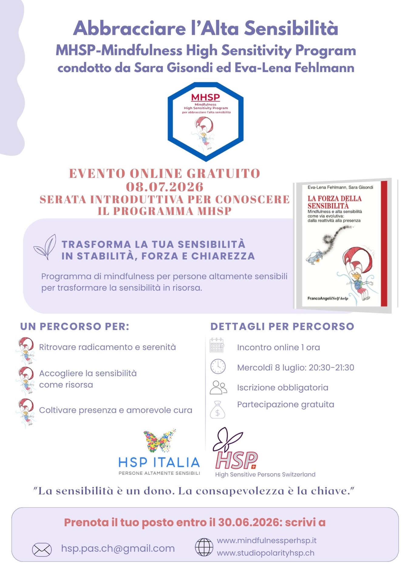 Evento online gratuito: serata introduttiva di presentazione del programma MHSP 08/07/2026
iscrizione entro il 30/06/2026